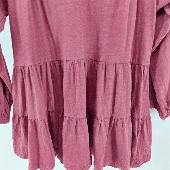 Anthropologie Maeve Isola Tiered Babydoll Top - Picture 8 of 12